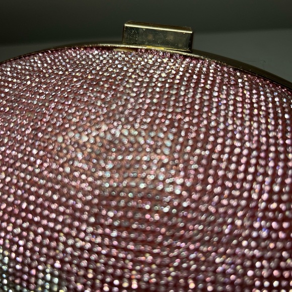 Pink Rhinestone Football bag - Picture 2 of 4